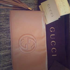 🍾HP🍾Gucci Soho Clutch (in Blush)